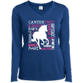 HORSE LOVER Ladies' LS Performance V-Neck T-Shirt