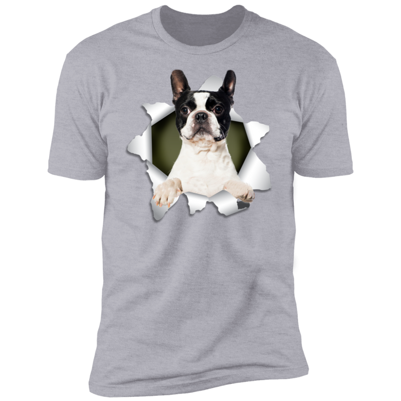 BOSTON TERRIER 3D Premium Short Sleeve T-Shirt