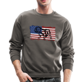 VINTAGE ENGLISH BULLDOG AMERICAN Crewneck Sweatshirt - asphalt gray