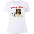 YORKIE MOM Ladies' Boyfriend T-Shirt