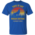 THIS IS MY HUMAN COSTUME Youth 5.3 oz 100% Cotton T-Shirt