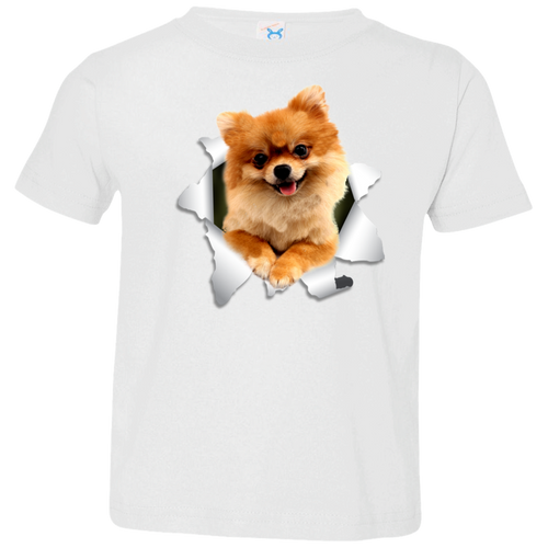 POMERANIAN 3D Toddler Jersey T-Shirt