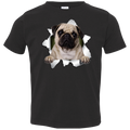PUG 3D Toddler Jersey T-Shirt