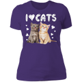 I LOVE CATS Ladies' Boyfriend T-Shirt