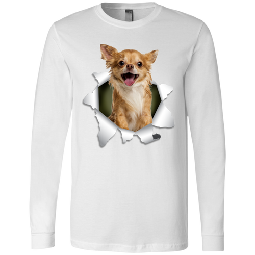 CHIHUAHUA 3D Men's Jersey LS T-Shirt