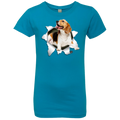 BEAGLE 3D Girls' Princess T-Shirt