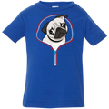 PUG ZIP-DOWN Infant Jersey T-Shirt