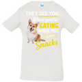 THEY SEE YOU WHEN YOUR EATING Infant Jersey T-Shirt