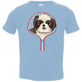 SHIH TZU ZIP-DOWN Toddler Jersey T-Shirt
