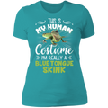 THIS IS MY HUMAN COSTUME Ladies' Boyfriend T-Shirt