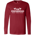 THE CHICKEN DAD Men's Jersey LS T-Shirt