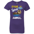 OTTERS ARE MY SPIRIT ANIMAL Girls' Princess T-Shirt