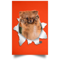 GERMAN SPITZ KLEIN Satin Portrait Poster