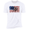 VINTAGE ENGLISH BULLDOG AMERICAN Premium Short Sleeve T-Shirt