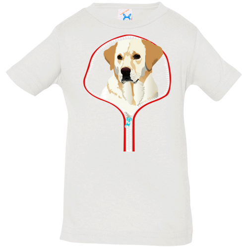 LABRADOR RETRIEVER ZIP-DOWN Infant Jersey T-Shirt