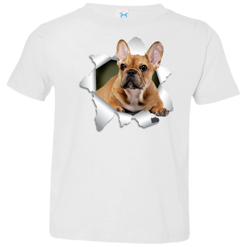 FRENCH BULLDOG 3D Toddler Jersey T-Shirt