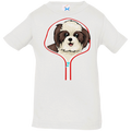 SHIH TZU ZIP-DOWN Infant Jersey T-Shirt