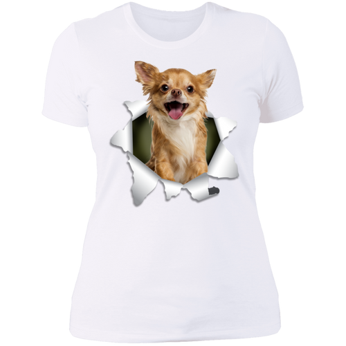 CHIHUAHUA 3D Ladies' Boyfriend T-Shirt