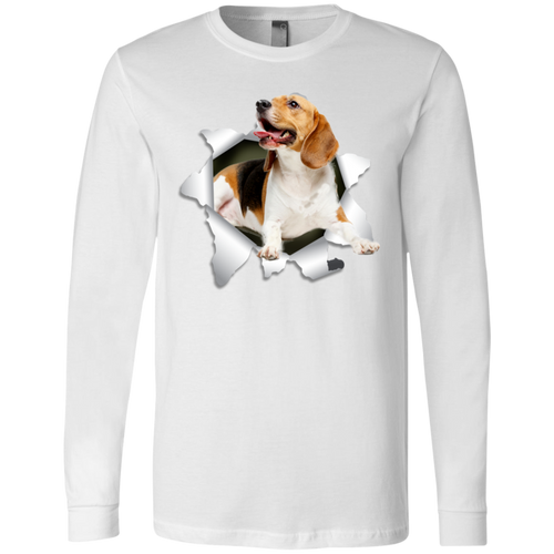 BEAGLE 3D Men's Jersey LS T-Shirt