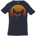 VINTAGE EIGHTIES STYLE CAT Infant Jersey T-Shirt