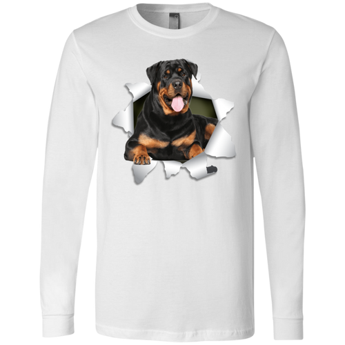 ROTTWEILER 3D Men's Jersey LS T-Shirt