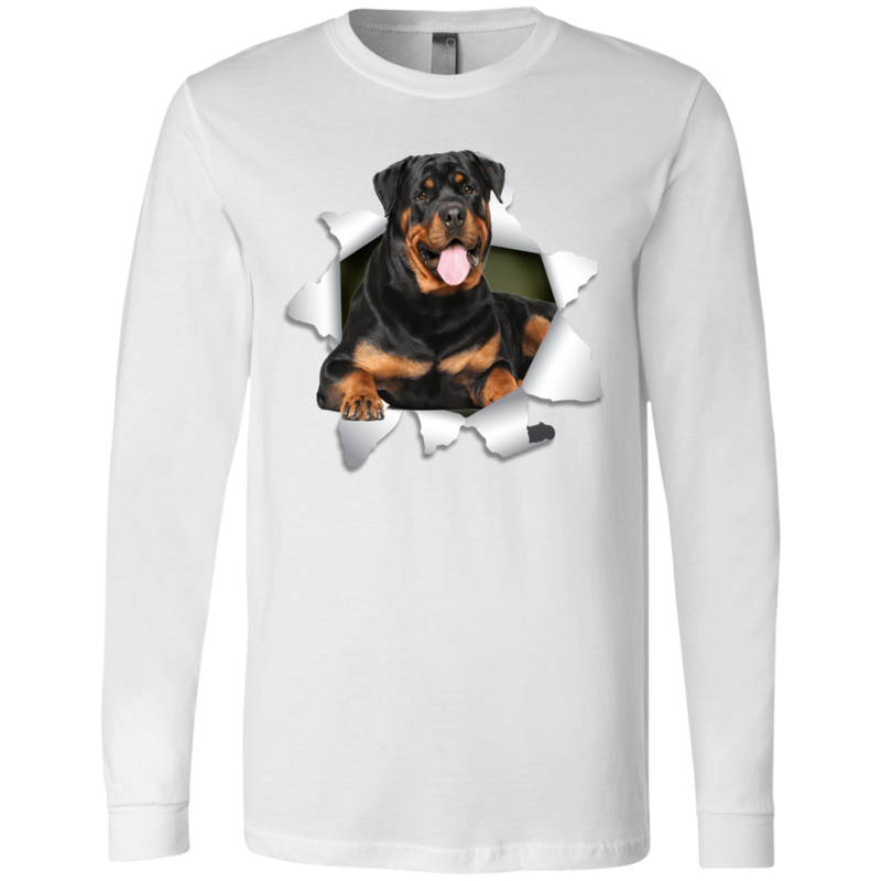 ROTTWEILER 3D Men's Jersey LS T-Shirt