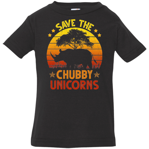 SAVE THE CHUBBY UNICORNS Infant Jersey T-Shirt