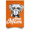BOXER MOM Satin Portrait Poster