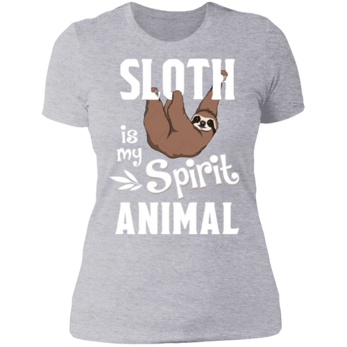 SLOTH IS MY SPIRIT Ladies' Boyfriend T-Shirt