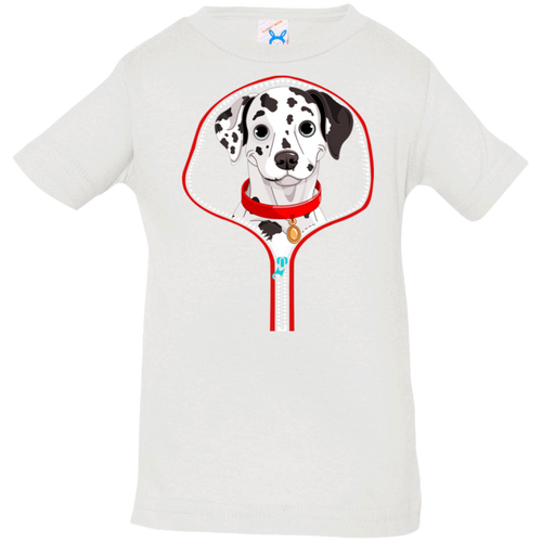 DALMATIAN ZIP-DOWN Infant Jersey T-Shirt