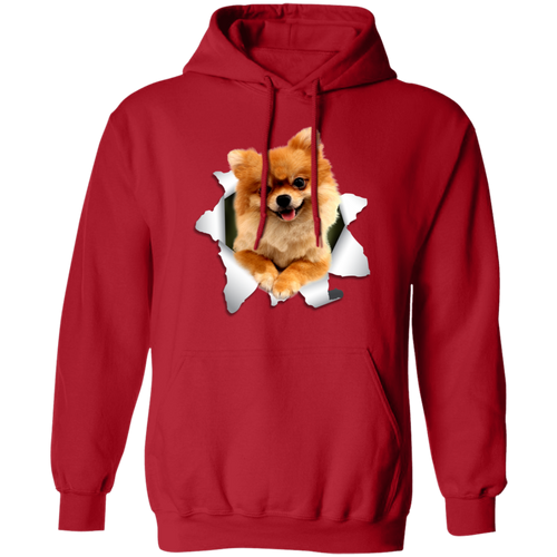 POMERANIAN 3D LADIES Pullover Hoodie 8 oz.