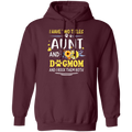 I HAVE TWO TITLES AUNT AND DOG-MOM LADIES Pullover Hoodie 8 oz.