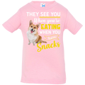 THEY SEE YOU WHEN YOUR EATING Infant Jersey T-Shirt