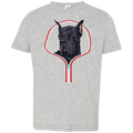 GREAT DANE ZIP-DOWN Toddler Jersey T-Shirt