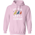 PET ALL THE DOGS LADIES Pullover Hoodie 8 oz.