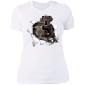 GRETA DANE 3D Ladies' Boyfriend T-Shirt