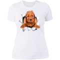 POODLE 3D Ladies' Boyfriend T-Shirt