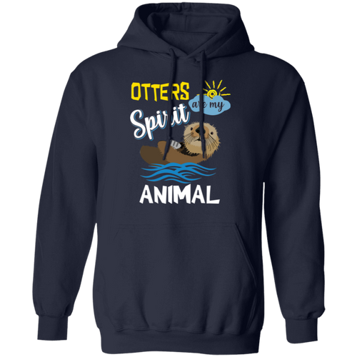 OTTERS ARE MY SPIRIT ANIMAL LADIES Pullover Hoodie 8 oz.