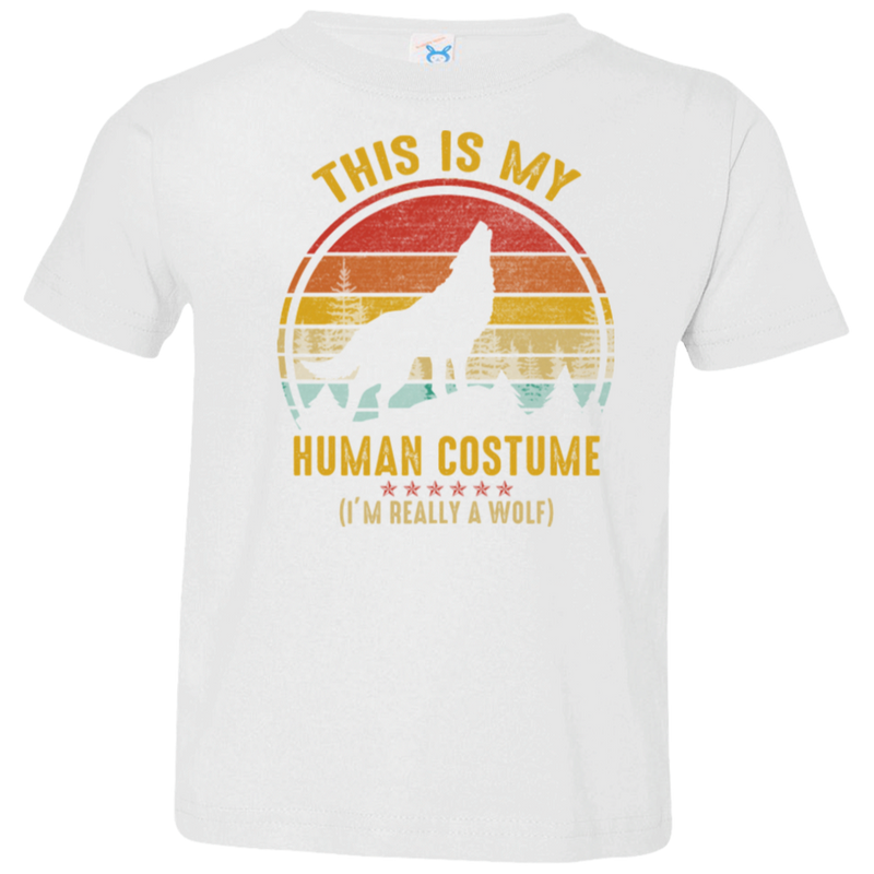 THIS IS MY HUMAN COSTUME Toddler Jersey T-Shirt