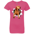 VIZSLA 3D Girls' Princess T-Shirt