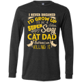 SUPER SEXY CAT DAD Men's Jersey LS T-Shirt