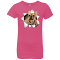 FRENCH BULLDOG 3D Girls' Princess T-Shirt