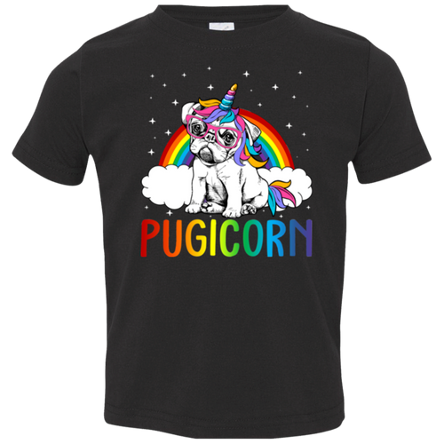 PUGICORN Toddler Jersey T-Shirt