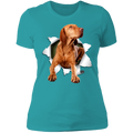 VIZSLA 3D Ladies' Boyfriend T-Shirt