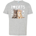 I LOVE CATS Toddler Jersey T-Shirt