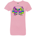RAINBOW MUSIC CAT Girls' Princess T-Shirt