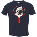 PUG ZIP-DOWN Toddler Jersey T-Shirt