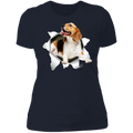 BEAGLE 3D Ladies' Boyfriend T-Shirt