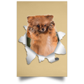 GERMAN SPITZ KLEIN Satin Portrait Poster