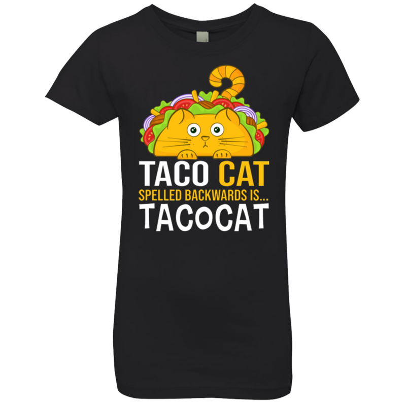 TACO CAT Girls' Princess T-Shirt